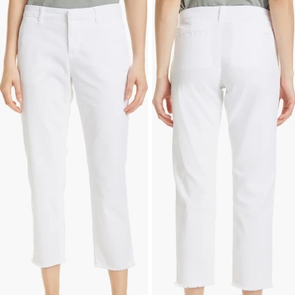 NEW! Frank & eileen kinsale Stretch Cotton Chino Pants WHITE SIZE 12